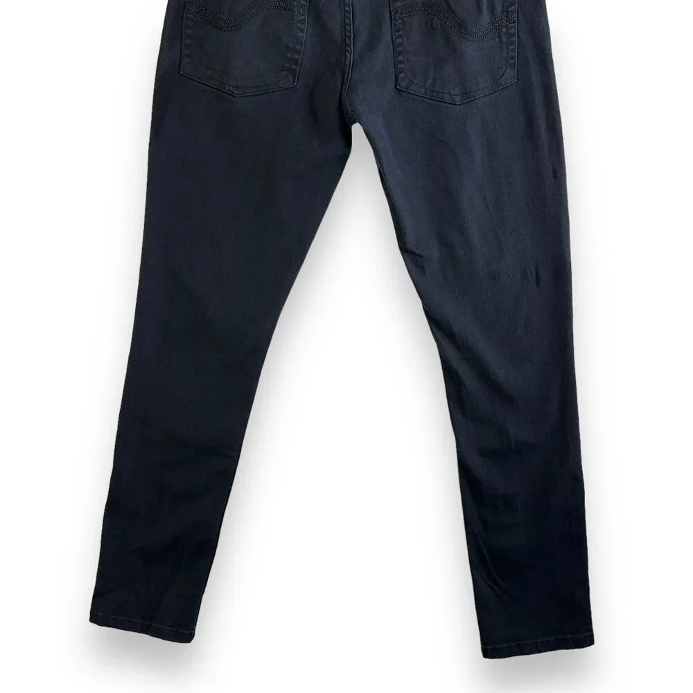 Refuel Men's Jeans 32x31 Black Slim Fit Kade Button Fly Tapered‎ Leg Stretch